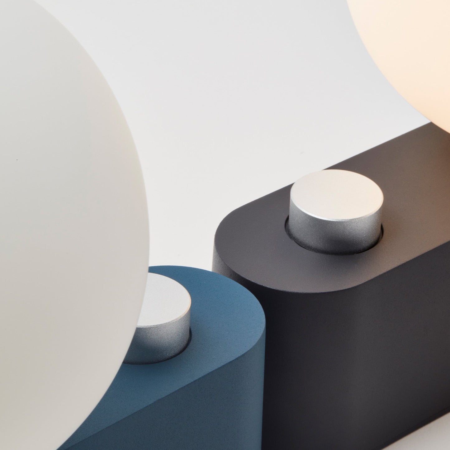 Alumina Multi-Use Lamp in Charcoal - Set of 2