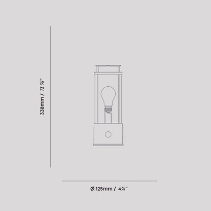 The Muse Portable Lamp in Pomona Red