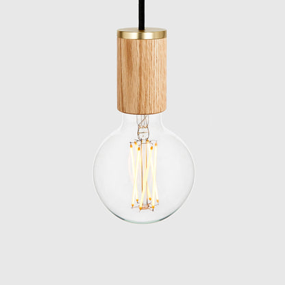 Elva Pendant Light Non-Tinted in Oak