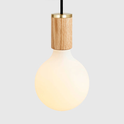 Porcelain III Pendant Light in Oak