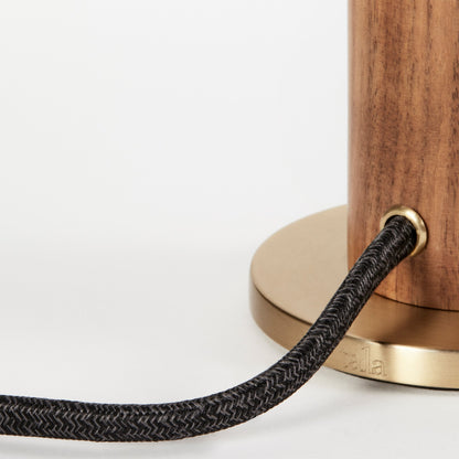 Knuckle Table Lamp in Walnut + Enno