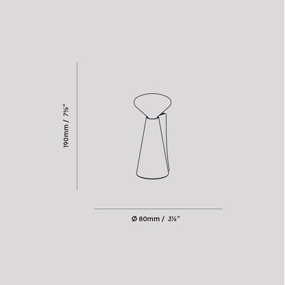 Mantle Portable Lamp in Cobalt Blue - Set of 2