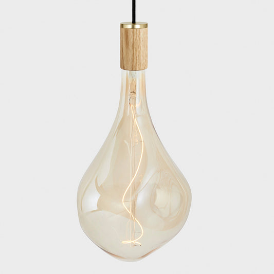 Voronoi III Pendant Light in Oak