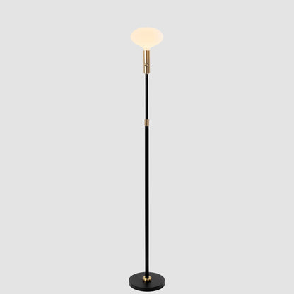 Poise Adjustable Floor Lamp in Brass + Oval II