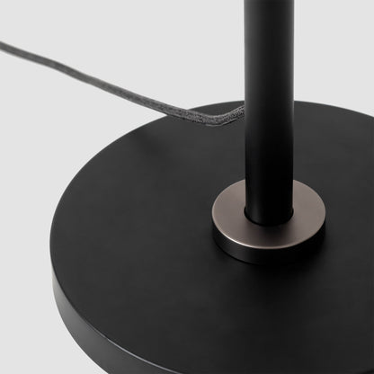 Poise Adjustable Floor Lamp in Graphite + Sphere V