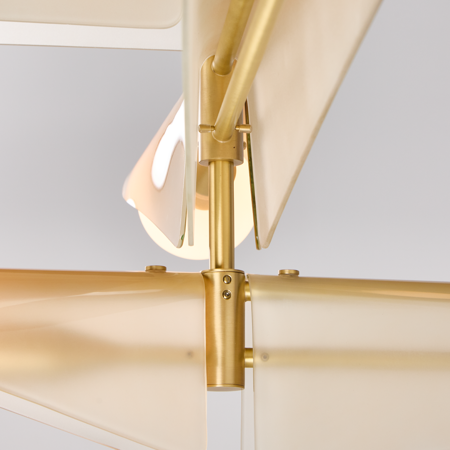 Sycamore Chandelier 3 Tiers in Dusk Pink