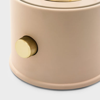 The Muse Portable Lamp in Selvedge Blue + Setting Plaster Pink - Set of 2