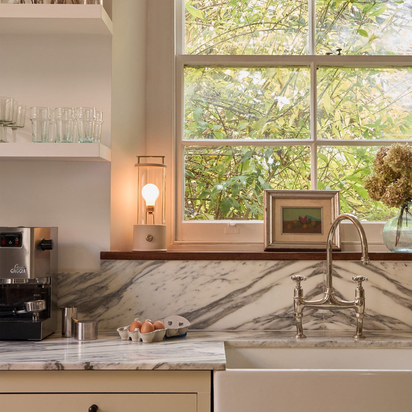 The Muse Portable Lamp in Setting Plaster Pink Bundle