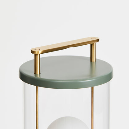 The Muse Portable Lamp in Pleasure Garden Green