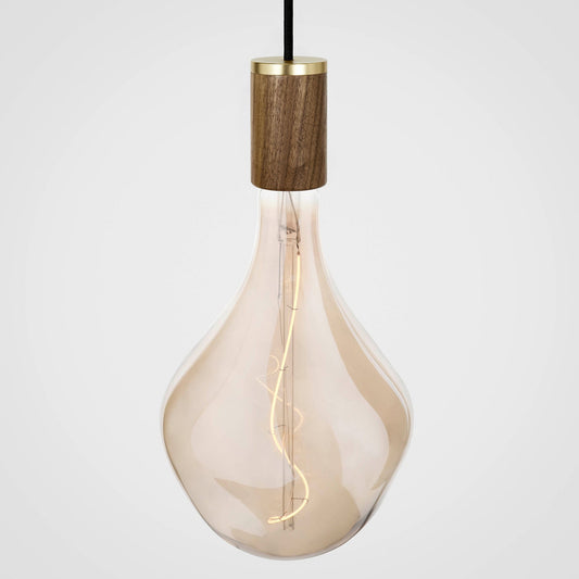 Voronoi II Pendant Light in Walnut