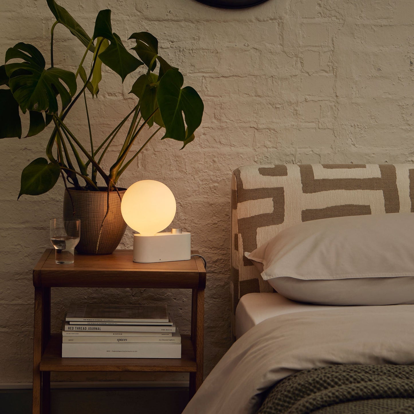 Alumina Multi-Use Lamp in Chalk - Set of 2