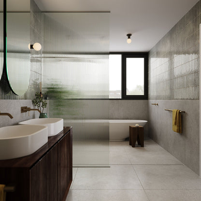 Lochan Wall Light in Graphite + Sphere III