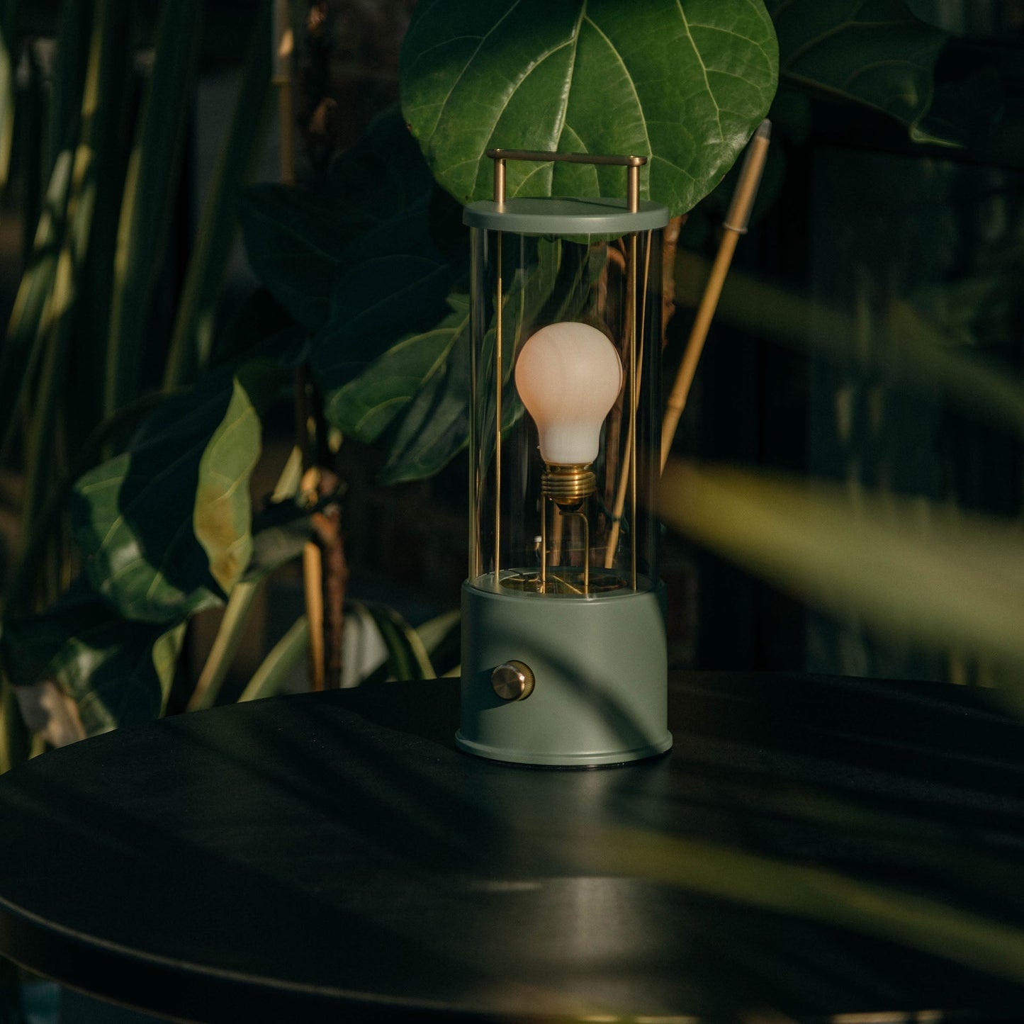 The Muse Portable Lamp in Pleasure Garden Green