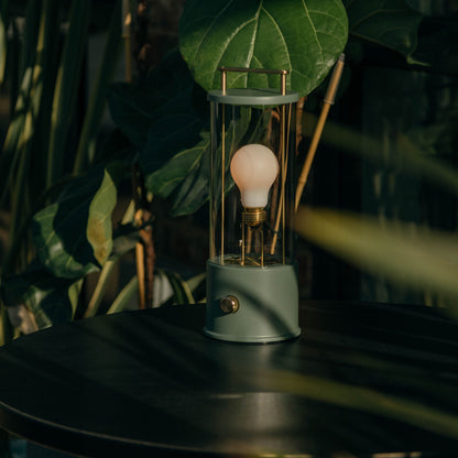 The Muse Portable Lamp in Pleasure Garden Green