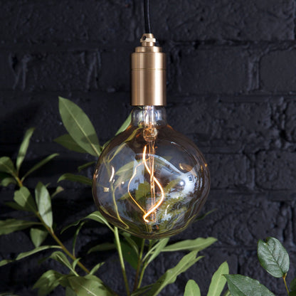 Voronoi I Plug-In Pendant in Brass